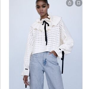 Zara Cream Knit Sweater